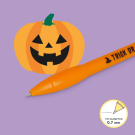 LEGAMI Light-up Ballpoint Pen - Writing is Magic - Pumpkin - Image 3