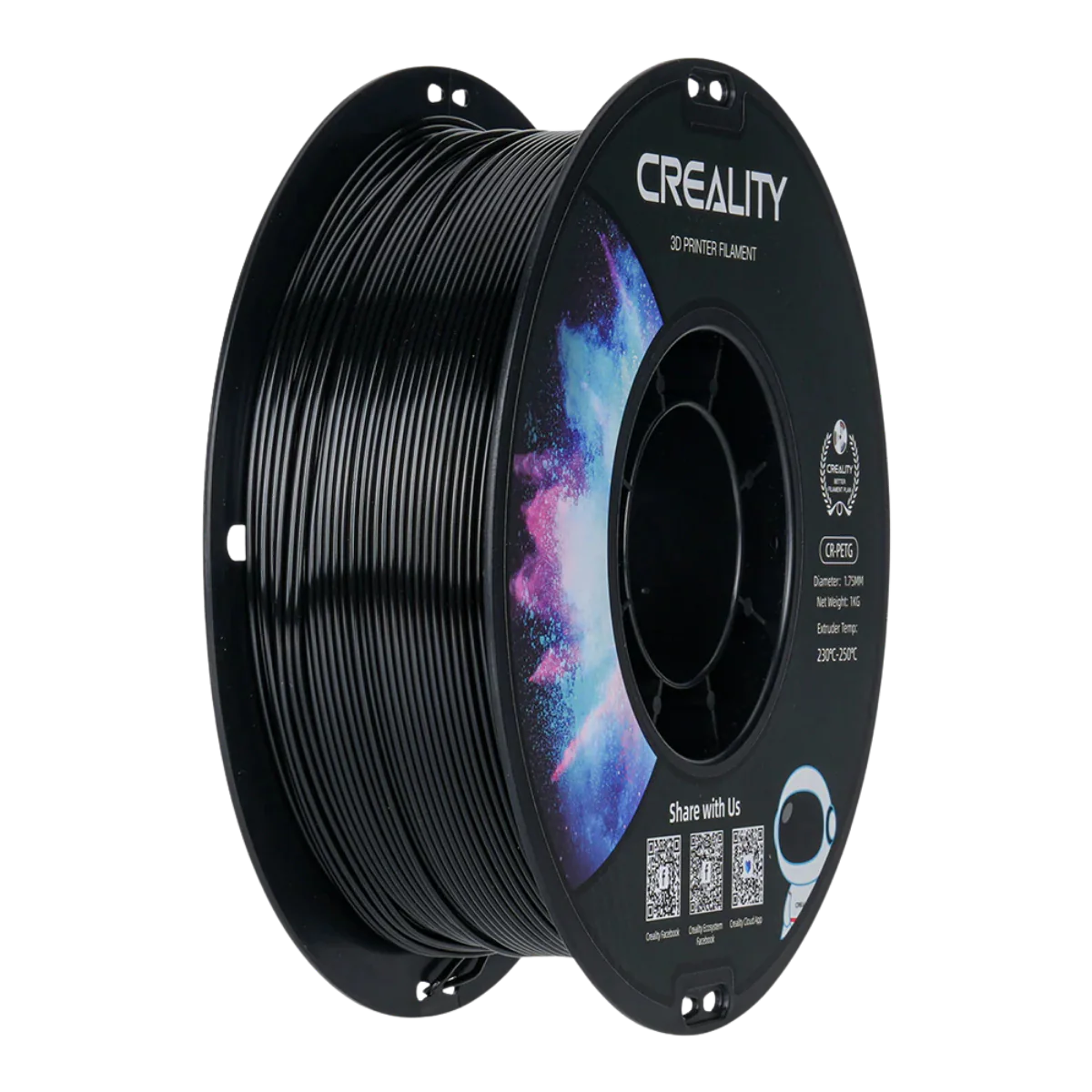 0.4mmx4_34.png CR-PETG Filament Creality Black - Image 1