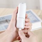 Techsuit - Mini Portable Hand Fan (HZ001) - 2000mAH, USB Rechargeable, 3 Speeds Adjustable - White - Image 2