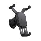 Baseus - Car Holder Pro (SUWX030001) - Stable Gravitational, Wireless Charging, for Air Vent, 15W - Black - Image 2