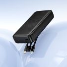Borofone - Power Bank (BJ79A) - with USB-C, USB, Lightning Cables, USB, Type-C, LED Indicator, 20000mAh - Black - Image 3