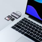 Baseus - Card Reader Lite Series (WKQX060013) - USB to SD, TF Card Reader, Plug & Play - Grey - Image 2